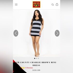 FB county Charlie Brown dress brand new size M/L